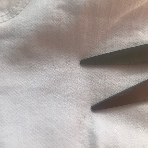 Le Skinny De Jeane Blanc White Distressed Jeans by Frame Denim Size 27 - Picture 15 of 16